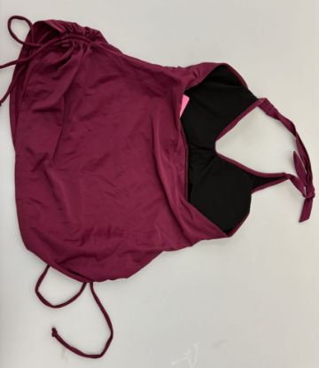 Picture of Women's Coastal Rose Tankini Top - Size US 10 - Burgundy