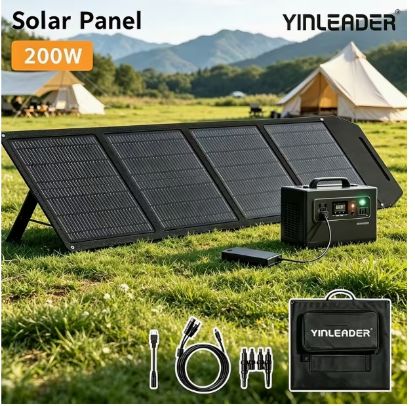 Picture of 200W Portable Solar Panel Foldable Solar Blanket