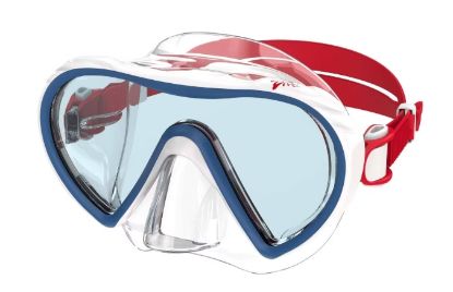 Picture of Speedo Endcap Adult Mask: Swimming Gear for Ages 15+ - Red/White/Blue