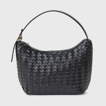 Picture of a New Day™ Mini Woven Shoulder Bag - Black