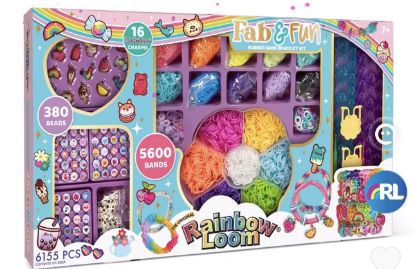 Picture of The Original Rainbow Loom Fab & Fun Rubber Band Bracelet Kit