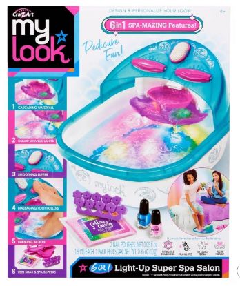 Picture of MY LOOK 6-in-1 Light-Up Super Spa Salon Activity Kit