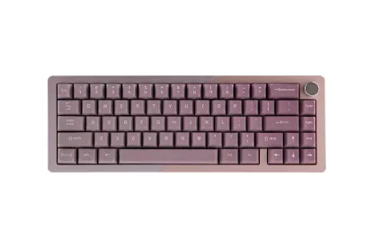 Picture of KiiBOOM LOOP65 QMK Mechanical Keyboard - Purple/Pink
