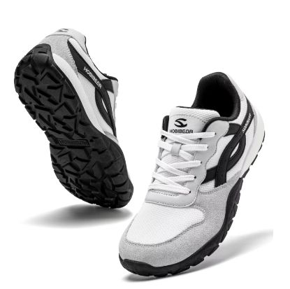 Picture of HOBIBEAR Barefoot Shoes for Men and Women - Black/Gray/White - Size 45 (US Size Men 11.5 Women 13)
