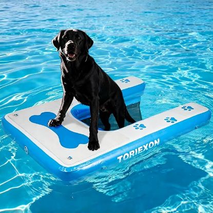 Picture of Inflatable Dog Boat Ramp 60"x40" - Colors may vary