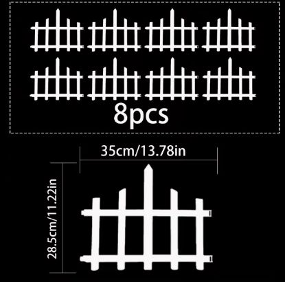 Picture of Solar Powered Fence Light - 8 pcs