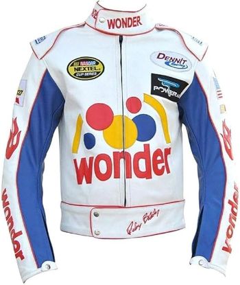 Picture of Men's Ricky Bobby Racing Jacket - White - Large