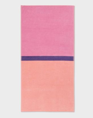 Picture of 2-XL 'WOW' Reversible Beach Towel Peach/Pink/Purple - Sun Squad™
