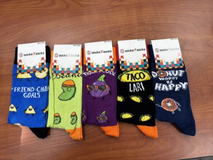 Picture of Men's "Socks n Socks" Crew Socks - 5 pairs