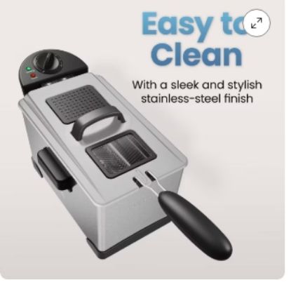 Picture of Chefman 3.2qt Stainless Steel Deep Fryer