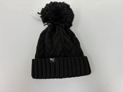 Picture of Puma Cable Knit Pom Beanie - Black