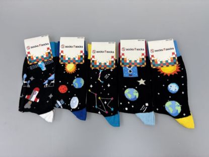 Picture of Men's "Socks n Socks" Crew Socks - 5 pairs
