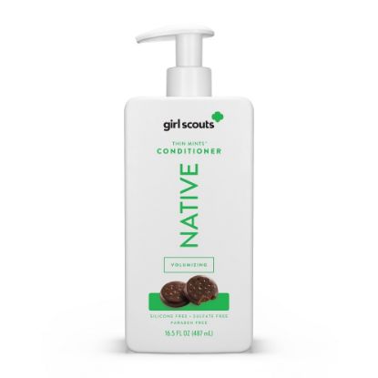 Picture of 2- Bottles Native Volumizing Girl Scouts Thin Mints Conditioner ONLY 16.5 fl oz