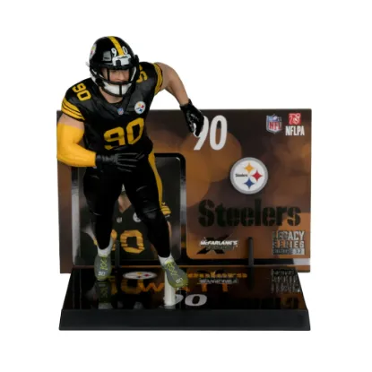Picture of T.J. Watt (Pittsburgh Steelers) NFL 7" Posed Figure McFarlane's SportsPicks
