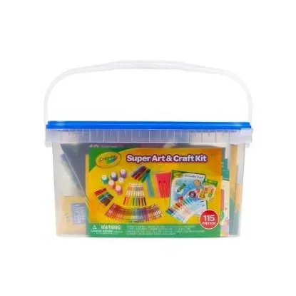 Picture of Crayola 115pc Kids Super Art & Craft Kit
