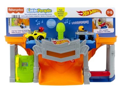 Picture of Fisher-Price Little People Hot Wheels Race Track for Toddlers