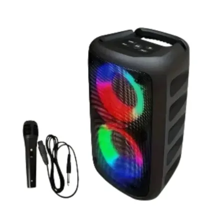 Picture of Kinglucky HY-3317 High-Power Bluetooth Wireless Speaker with Karaoke Mic – Home Party Audio System
