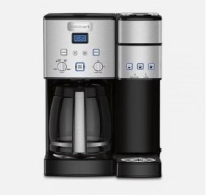 Picture of Cuisinart Coffee Center 12 Cup Coffeemaker and Single-Serve Brewer - Stainless Steel