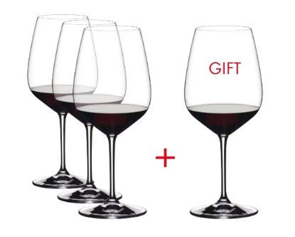 Picture of Riedel (Set of 4) 28.2 et of 5fl oz Extreme Cabernet Wine Glasses