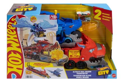 Picture of Hot Wheels City Ultimate Dragon Hauler Toy Vehicle Playset